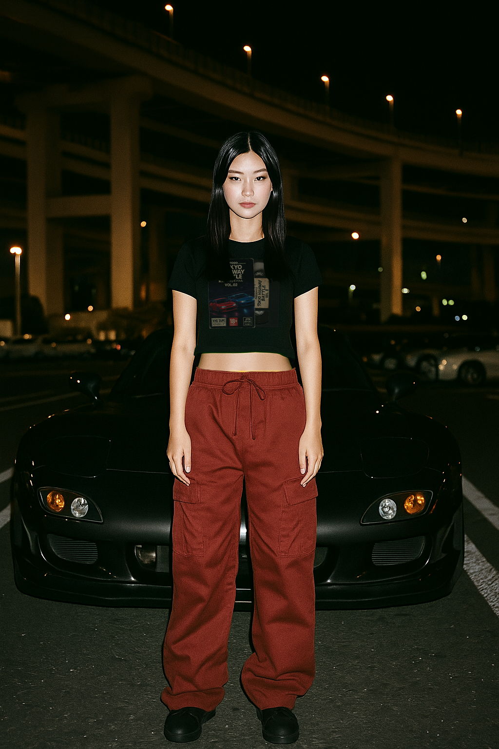 00 Tokyo Highway Battle Vol. 2 - Oversize Crop Top