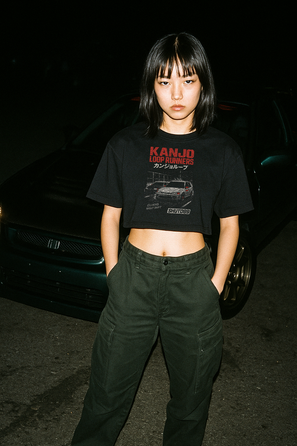 00 KANJO LOOP RUNNERS - Crop Top